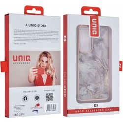Θήκη UNIQ Gold Line Back Cover Samsung Galaxy S24 5G S921 Marble Grey Θήκη UNIQ Gold Line Back Cover Samsung Galaxy S24 5G S921 Marble Grey