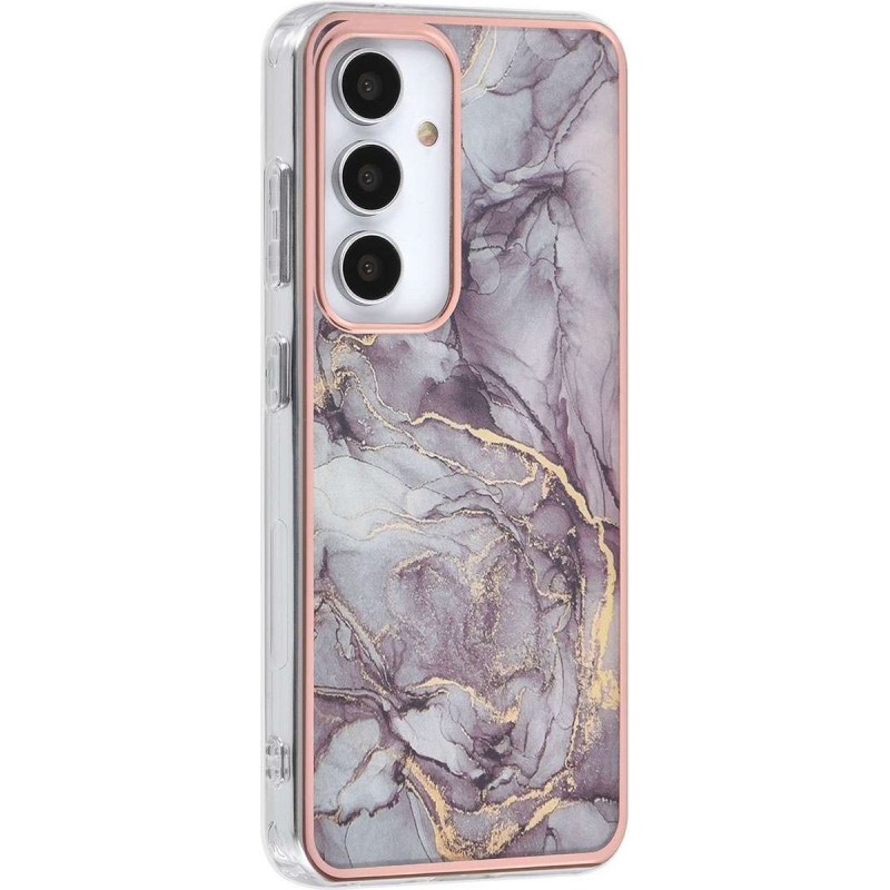 Θήκη UNIQ Gold Line Back Cover Samsung Galaxy S24 5G S921 Marble Grey