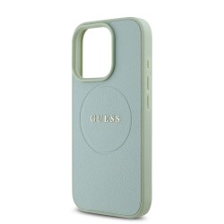 Θήκη Guess PU Grained Classic Logo MagSafe Case Apple iPhone 16 Pro Max (6.9") Green