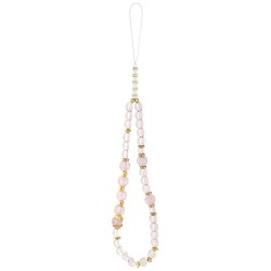 Θήκη Guess IML Flowers Strap MagSafe Cover Apple iPhone 17 Pro Max (6.9") Pink