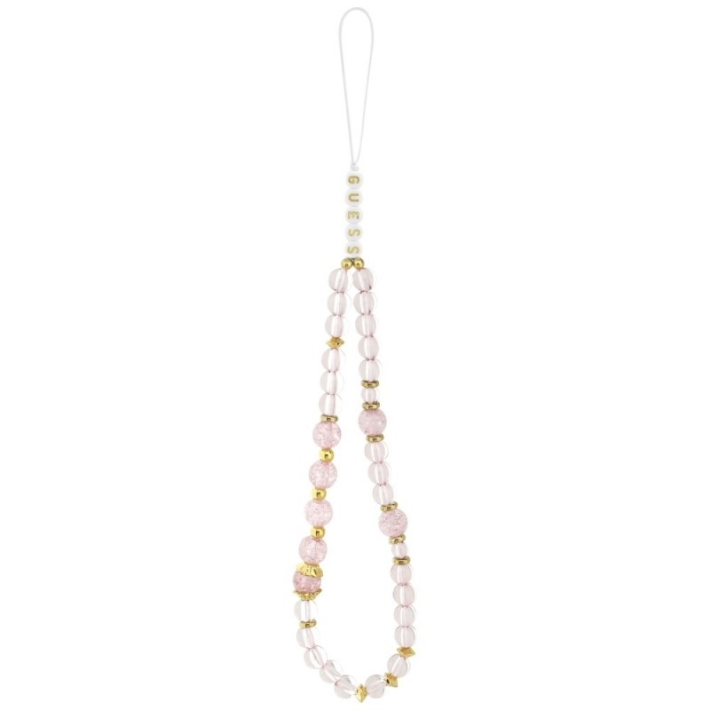 Θήκη Guess IML Flowers Strap MagSafe Cover Apple iPhone 17 Pro Max (6.9") Pink