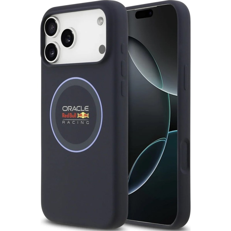 Θήκη Red Bull Silicone Blue Ring MagSafe Cover Apple iPhone 17 Pro Max (6.9") Navy