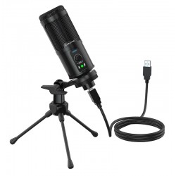 Μικρόφωνο Cabletime MP01-AB with Tripod & USB-A Black