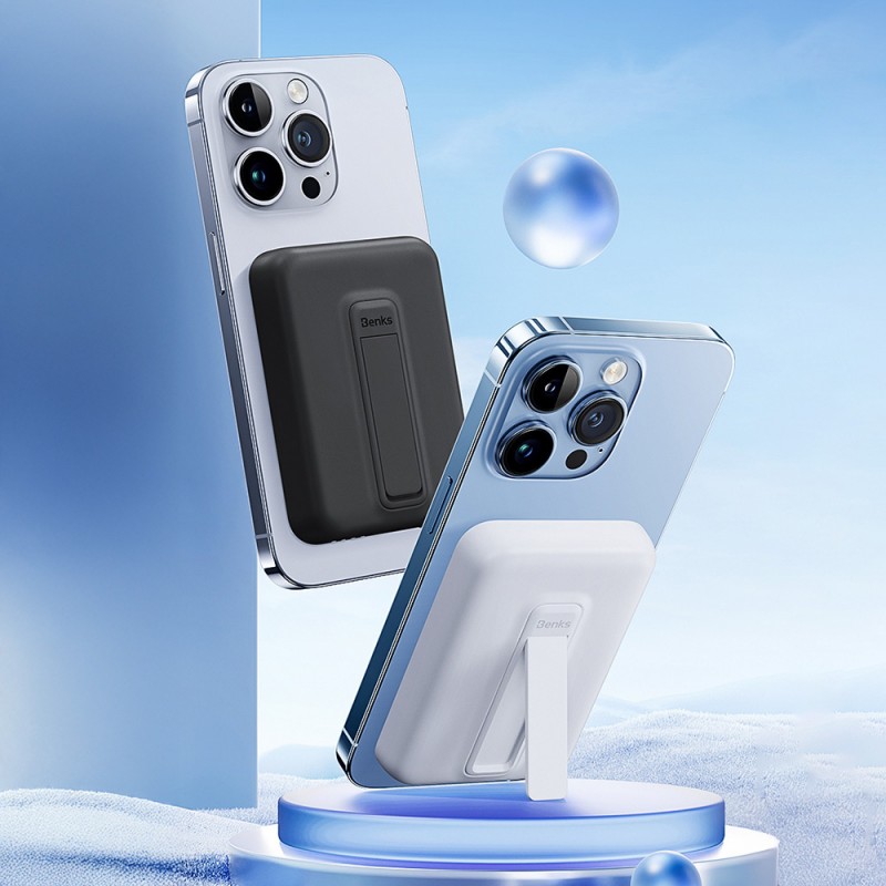 Εξωτερική Μπαταρία Benks Powerbank 6000mAh MP09 - Type C - Magnetic With Induction Charging Black