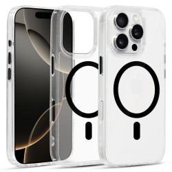 Θήκη Glossy Magsafe Clear Cover Apple iPhone 16 Pro Max (6.7") Black