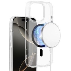 Θήκη Glossy Magsafe Clear Cover Apple iPhone 16 Pro Max (6.7") Black