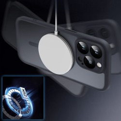 Θήκη Full Matte Mag Cover Apple iPhone 16 Pro Max (6.7") Black