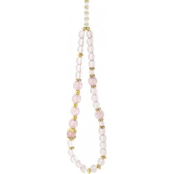 Θήκη Guess IML Flowers Strap MagSafe Cover iPhone Air (6.9") Pink