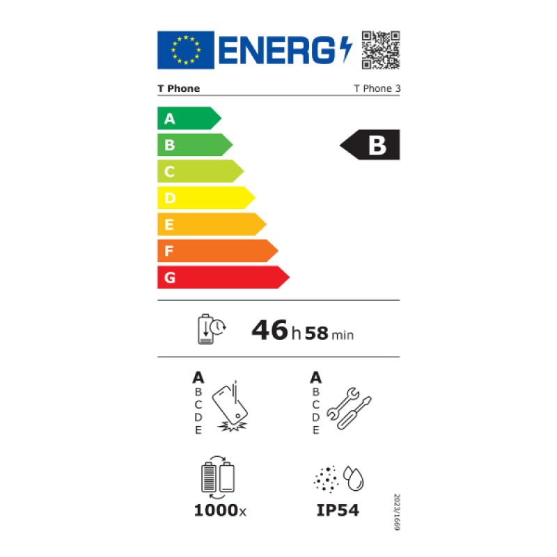 T Phone 3 Dual 5G (6GB/128GB) Silver Μεταχειρισμένο με 2 Χρόνια Εγγύηση