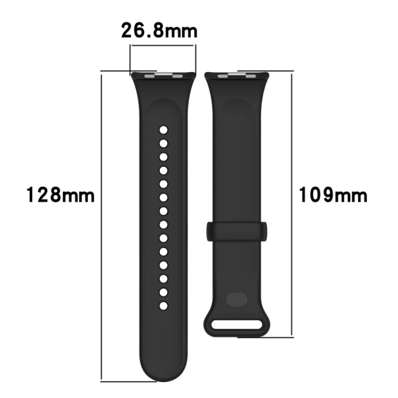 Ανταλλακτικό λουράκι Xiaomi Redmi Watch 4 / Smart Band 8 Pro / Smart Band 9 Pro /  Redmi Watch 5 Silicone Gray