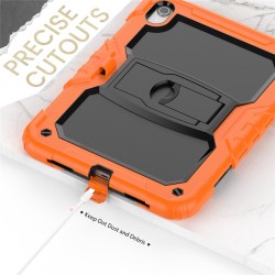 Θήκη Kickstand Shockproof Tablet Cover Apple iPad Mini 6 (2021) 8.3" Black/Orange