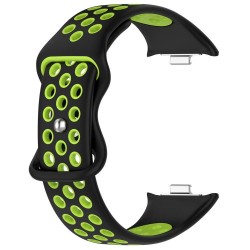 Ανταλλακτικό λουράκι Dual Color with Silicone Buckle Xiaomi Redmi Watch 4 / Smart Band 8 Pro / Smart Band 9 Pro /  Redmi Watch 5 Black/Green