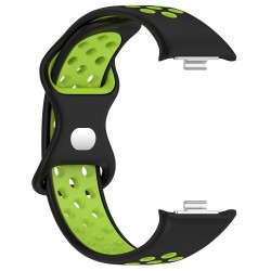 Ανταλλακτικό λουράκι Dual Color with Silicone Buckle Xiaomi Redmi Watch 4 / Smart Band 8 Pro / Smart Band 9 Pro /  Redmi Watch 5 Black/Green