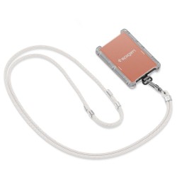  Λουράκι Λαιμού στήριξης Θήκης Neck Strap Spigen Rope Crossbody Strap & Wrist Pearl White (AFA08365)