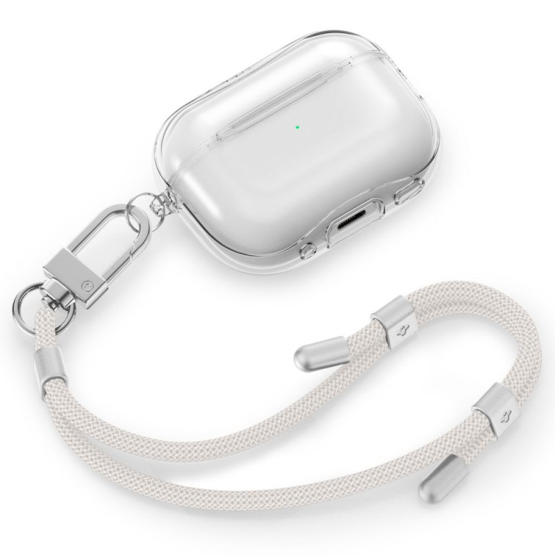 Λουράκι Λαιμού στήριξης Θήκης Neck Strap Spigen Rope Crossbody Strap & Wrist Pearl White (AFA08365)