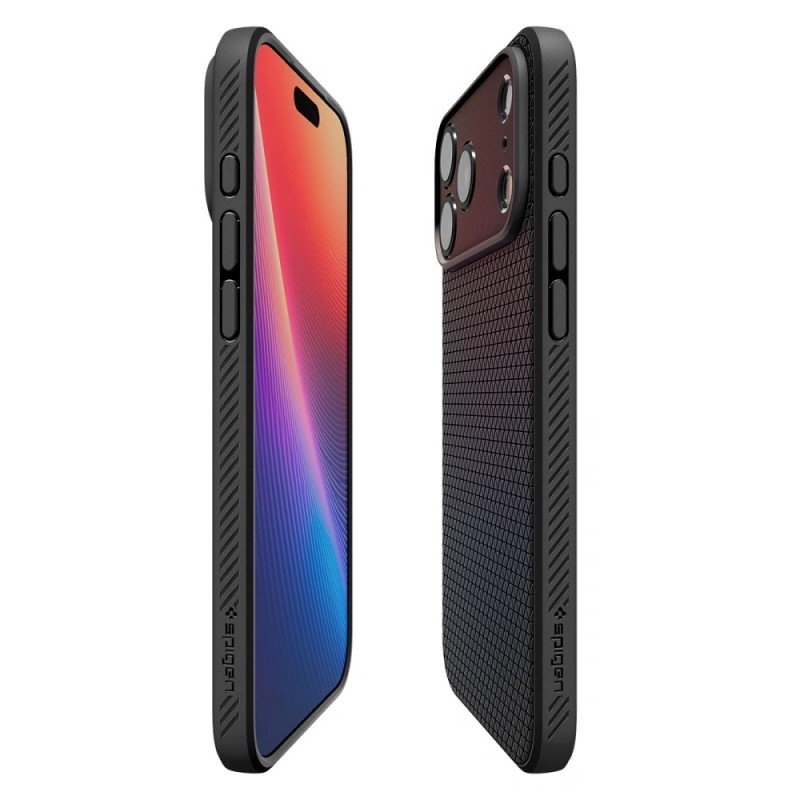 Θήκη Spigen Liquid Air Cover For iPhone 17 Pro (6.3") Matte Black