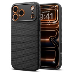 Θήκη Spigen Liquid Air Cover For iPhone 17 Pro (6.3") Matte Black
