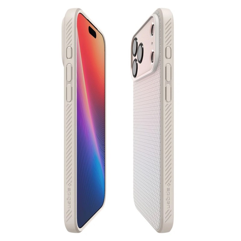 Θήκη Spigen Liquid Air Cover For iPhone 17 Pro (6.3") Natural Titanium (ACS10334)
