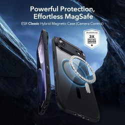 Θήκη ESR Classic Hybrid Magsafe Cover & Tempered Glass iPhone Air (6.9") Clear/Black