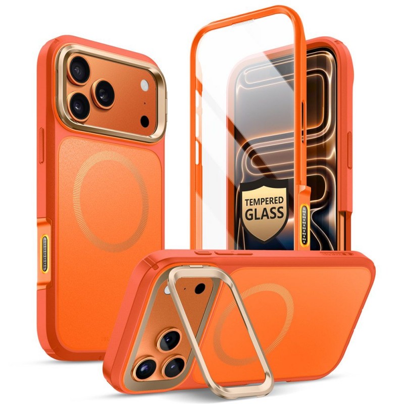 Θήκη Supcase Iblsn Ares Flip Mag Magsafe Cover Apple iPhone 17 Pro Max (6.9") Coral
