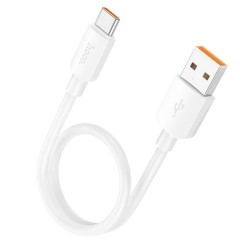 Καλώδιο Data Hoco X96 Hyper Charging Data Cable 100W USB-A to Type-C 0.25m White