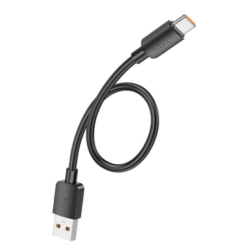 Καλώδιο Data Hoco X96 Hyper Charging Data Cable 100W USB-A to Type-C 0.25m Black