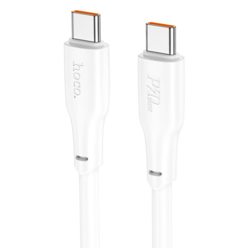 Καλώδιο Data Hoco X93 Force Charging Data Cable 240W Type-C to Type-C 1m White