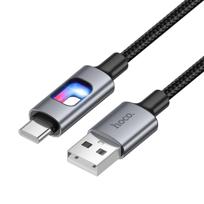 Καλώδιο Data Hoco U144 Charging Data Cable 60W USB-A to Type-C 1.2m Black