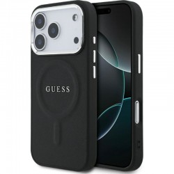 Θήκη Guess PU Saffiano MagSafe Cover Apple iPhone 17 Pro (6.3") Black