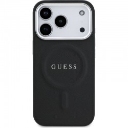 Θήκη Guess PU Saffiano MagSafe Cover Apple iPhone 17 Pro (6.3") Black