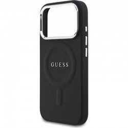 Θήκη Guess PU Saffiano MagSafe Cover Apple iPhone 17 Pro (6.3") Black