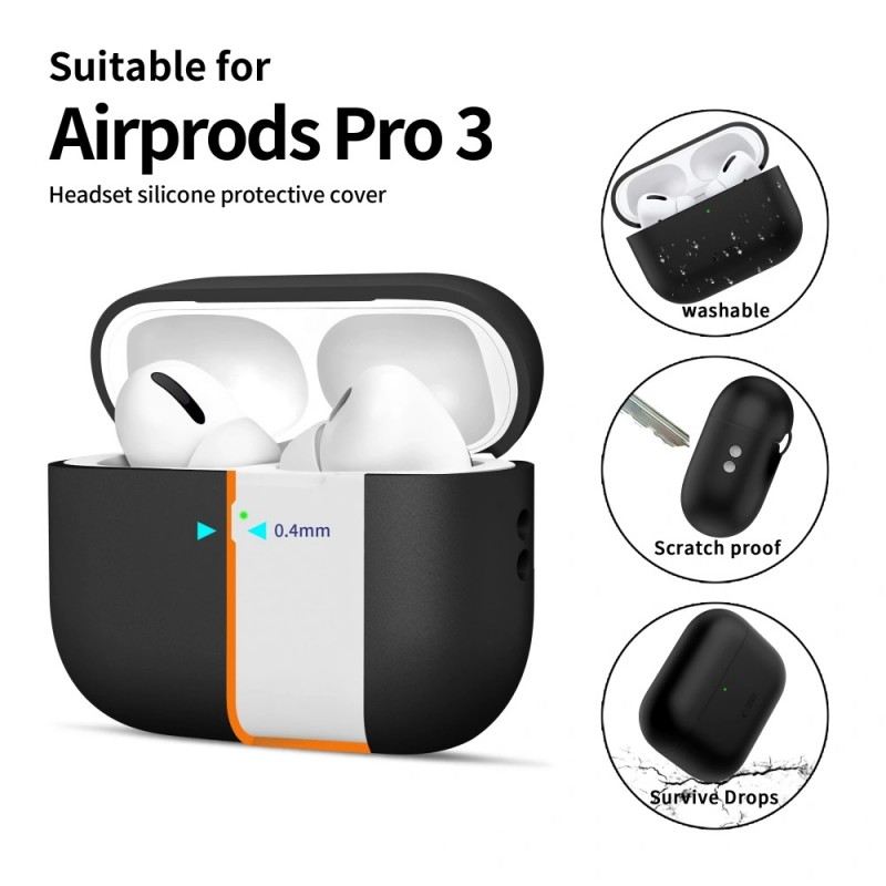 Θήκη Tech-Protect Silicone Apple Airpods Pro 3 Black