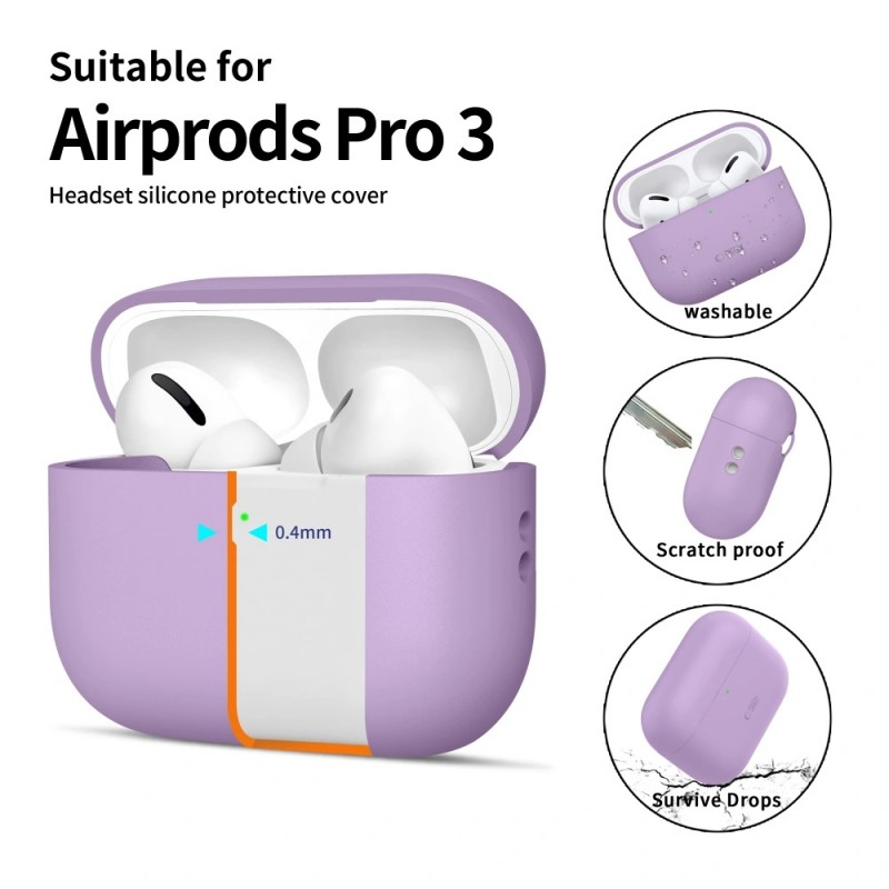 Θήκη Tech-Protect Silicone Apple Airpods Pro 3 Lavender