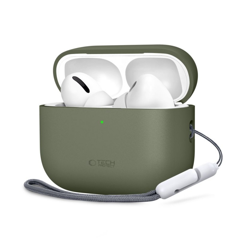 Θήκη Tech-Protect Silicone Apple Airpods Pro 3 Olive Green