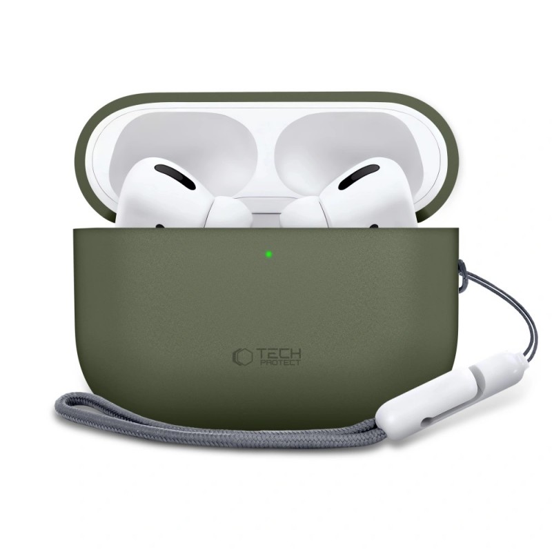Θήκη Tech-Protect Silicone Apple Airpods Pro 3 Olive Green