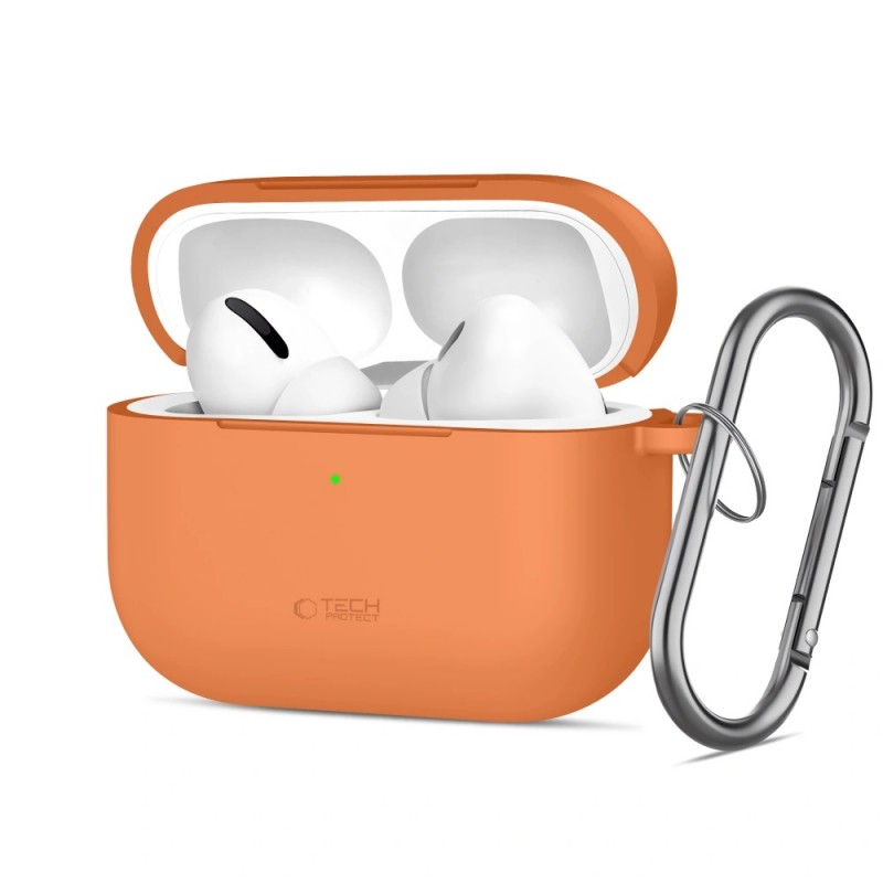 Θήκη Tech-Protect Silicone Hook Apple Airpods Pro 3 Cosmic Orange