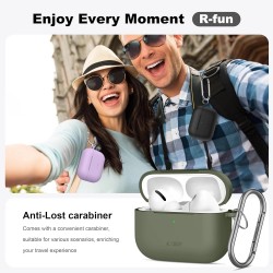 Θήκη Tech-Protect Silicone Hook Apple Airpods Pro 3 Cosmic Orange