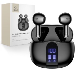 Ακουστικά Bluetooth Tech-Protect Ultraboost TWS Earphone Core G2 Black