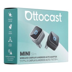 Ασύρματο Ottocast Mini Cube T2 Wireless Carplay Adapter Silver