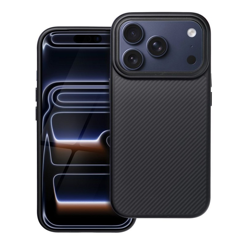 Θήκη Carbon Elite Mag Cover For iPhone 17 Pro (6.3") Black