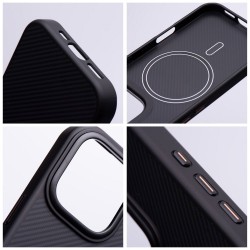 Θήκη Carbon Elite Mag Cover For iPhone 17 Pro (6.3") Black
