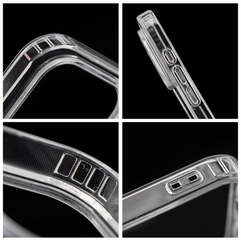 Θήκη Drop Glue Colorful Ring Mag Cover Apple iPhone 17 Pro Max (6.9") Transparent/Grey