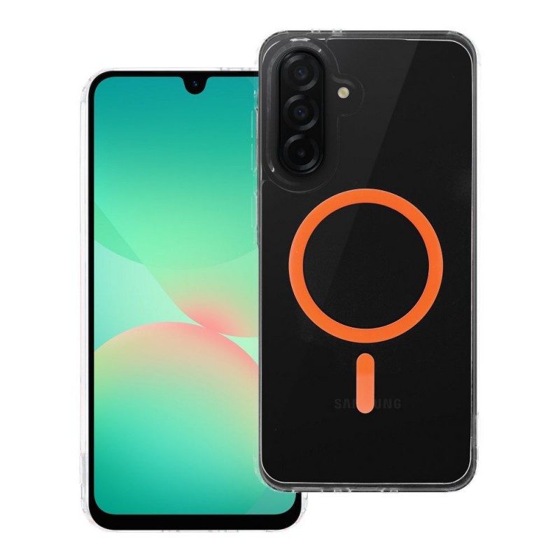 Θήκη Drop Colorful Ring Mag Cover Samsung Galaxy A56 SM-A566 / A36 SM-A366 5G Clear/Black
