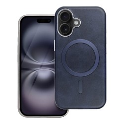 Θήκη Gentleman Mag Cover iPhone 16e (6.1") Navy Blue
