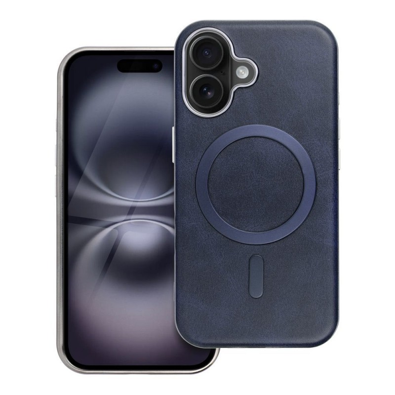 Θήκη Gentleman Mag Cover iPhone 16e (6.1") Navy Blue