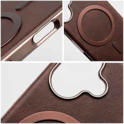 Θήκη Gentleman Mag Cover For iPhone 17 (6.3") Brown