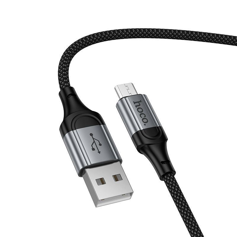 Καλώδιο Data Hoco X121 USB-A to Micro USB 2,4A 1,5 m Black