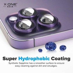 Γυαλί Προστασίας X-ONE Sapphire Camera Armor Pro iPhone 17 Pro (6.3") Silver