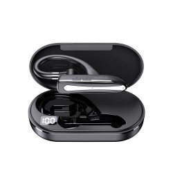 Ακουστικό Bluetooth Maxlife Bluetooth Headset MXBH-01 with Charging Case Black