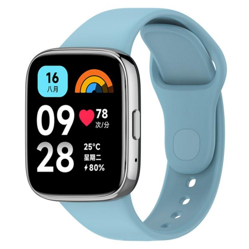 Ανταλλακτικό λουράκι Xiaomi Redmi Watch 3 Active / Lite Silicone Baby Blue